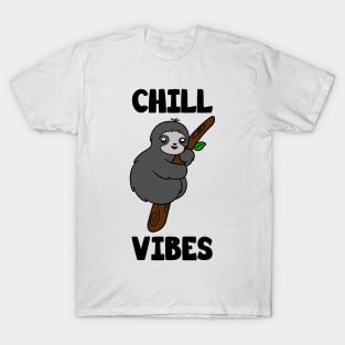 Cute Sloth Chill Vibes T-Shirt